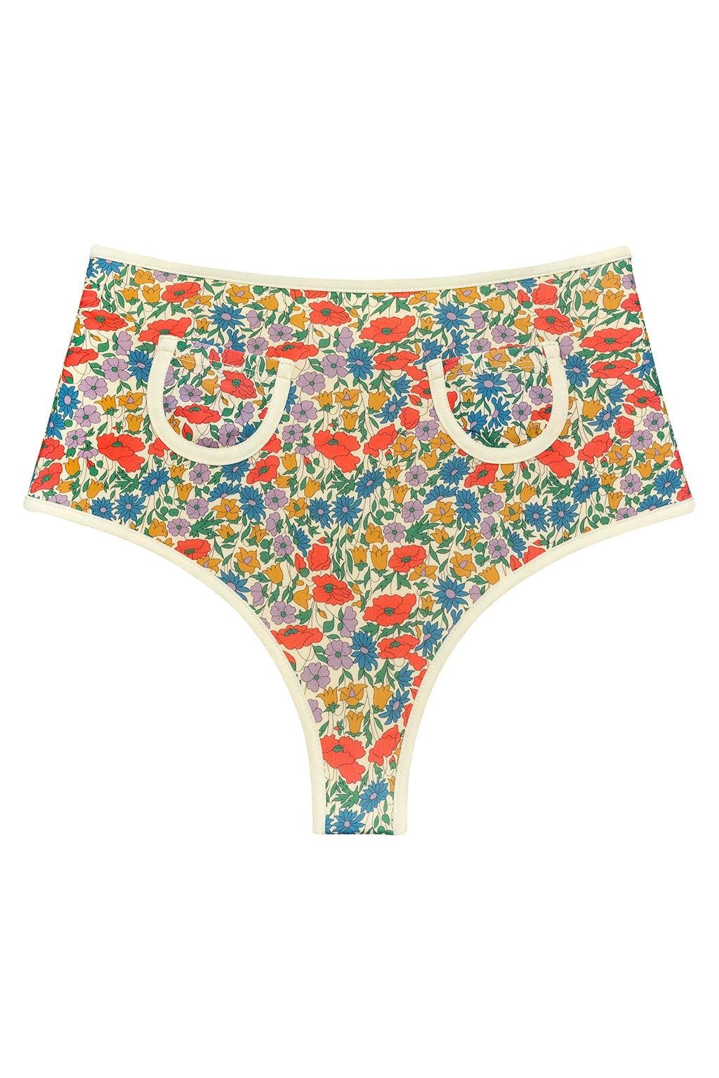 Florencia Çiçekli Polly Bikini Altı