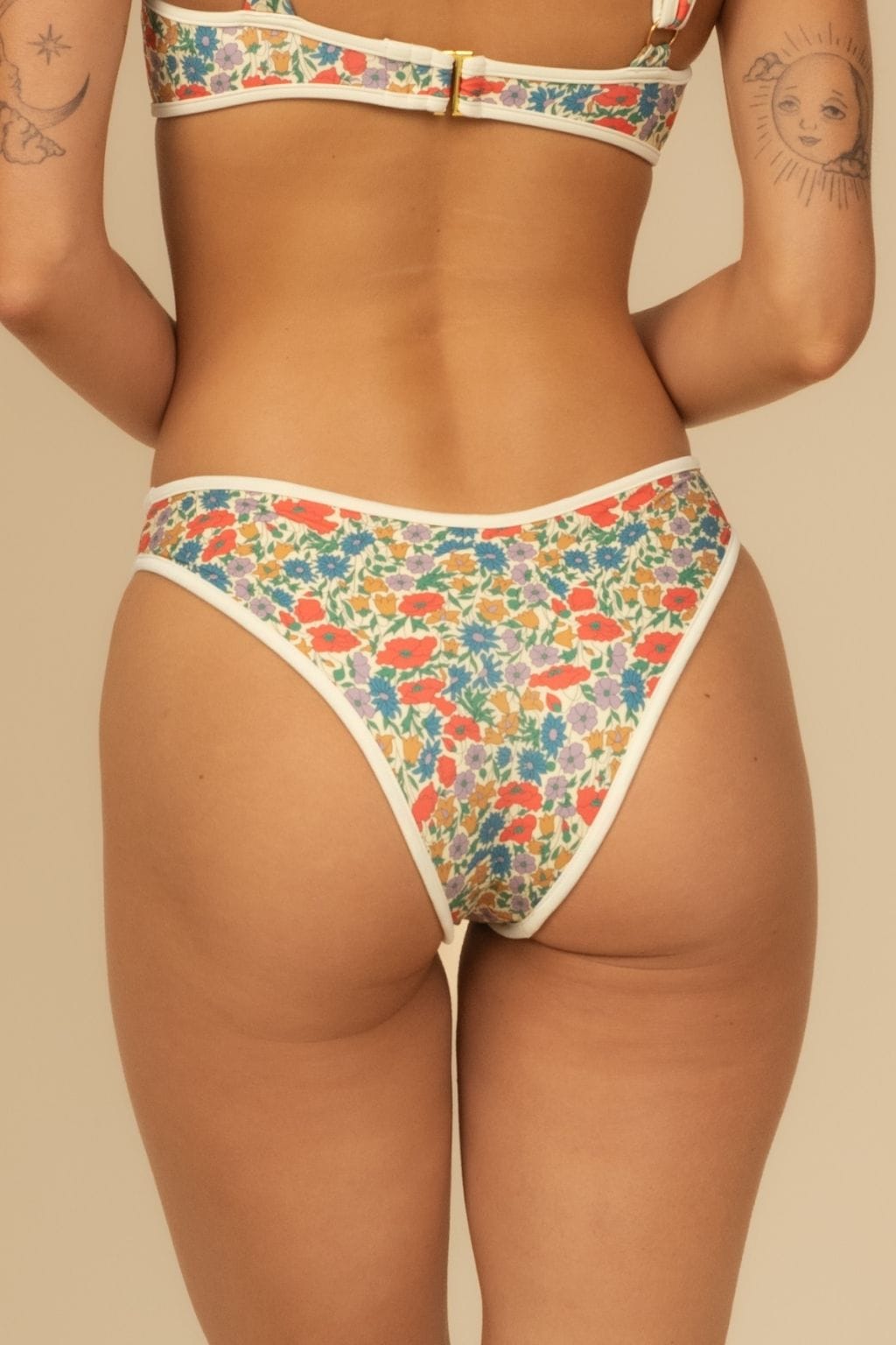 Florencia Çiçekli Binded Lulu Bikini Altı
