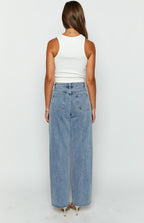 Gem Diamante Trim Geniş Paça Kot Pantolon