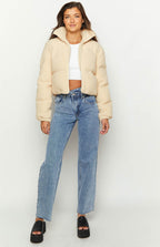 Laria Teddy Puffer Ceket