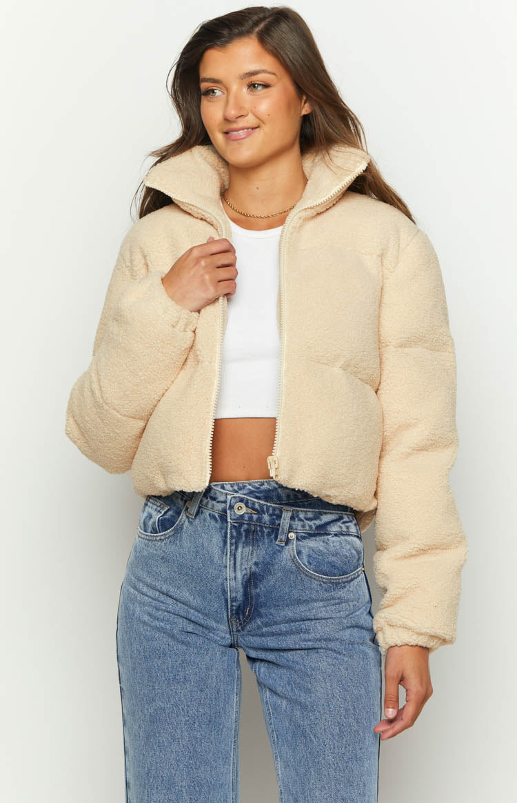 Laria Teddy Puffer Ceket