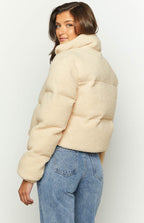 Laria Teddy Puffer Ceket