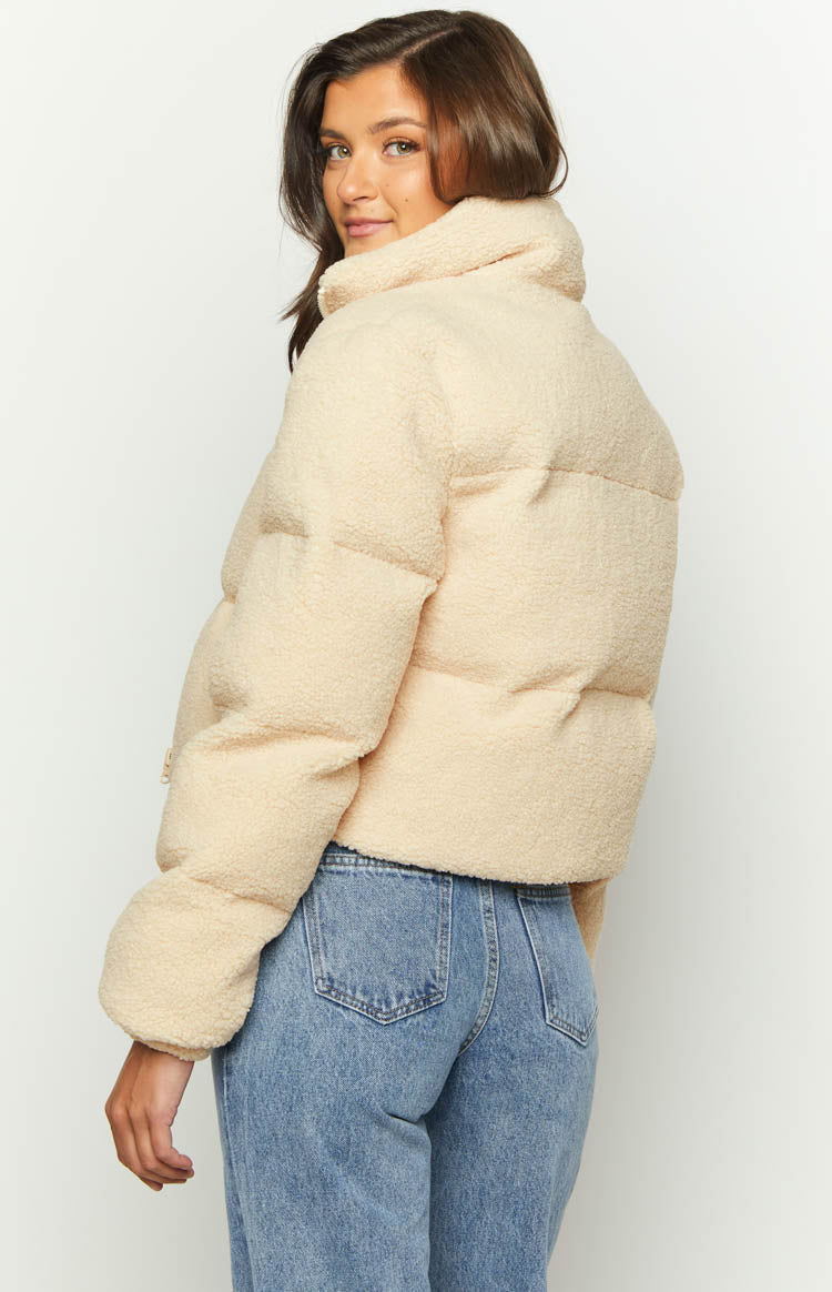 Laria Teddy Puffer Ceket
