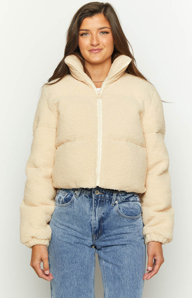 Laria Teddy Puffer Ceket
