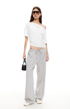 Lioness Bloom Ash Stripe Pantolon