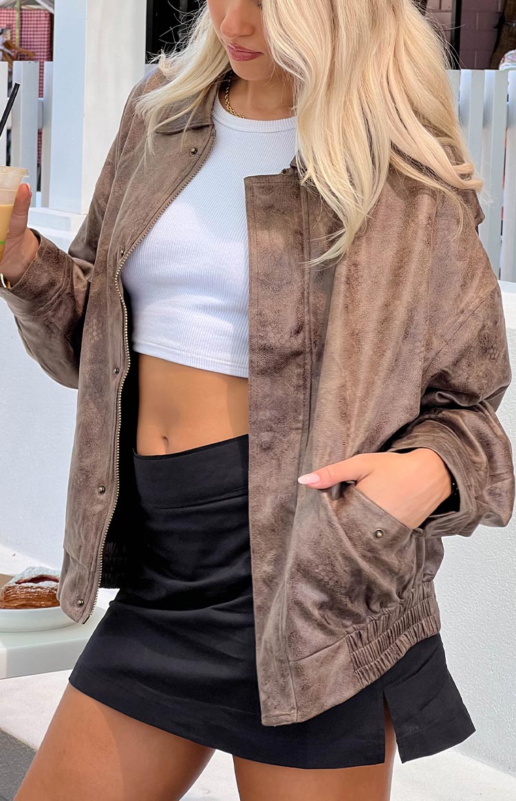 Lioness Kenny Çikolata Bomber Ceket