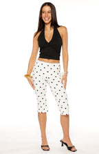 Lioness Starlet Capri Krem Puantiye