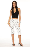 Lioness Starlet Capri Krem Puantiye