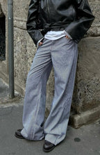 Lioness Üst Model Lacivert Çizgili Jean