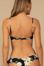 Premium Liz Çiçekli Bikini Üstü - Şık ve Rahat