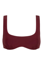 Bordo Kaia Spor Bikini Üstü