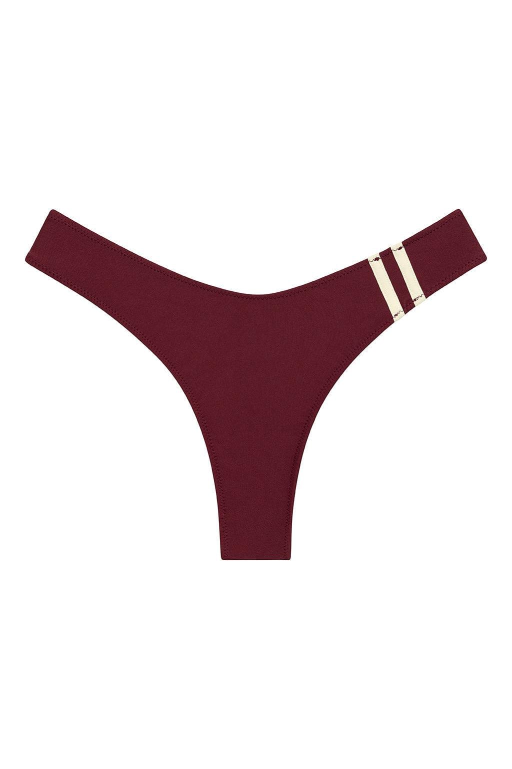 Zig-Zag Dikişli Kırmızı Premium Bikini Altı