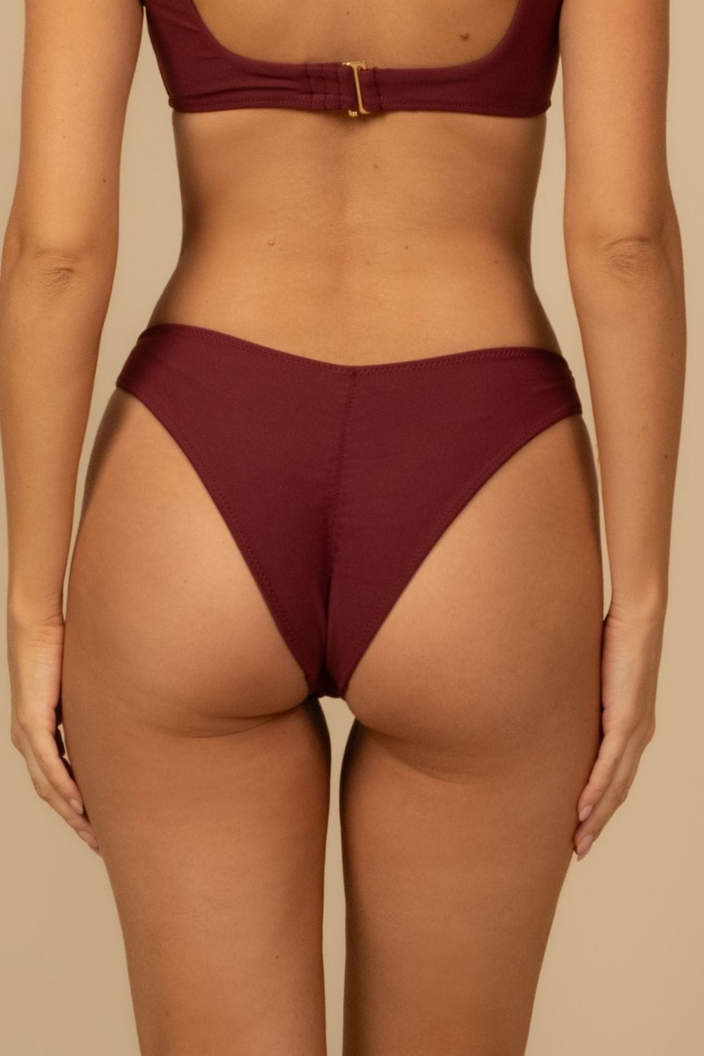 Zig-Zag Dikişli Kırmızı Premium Bikini Altı