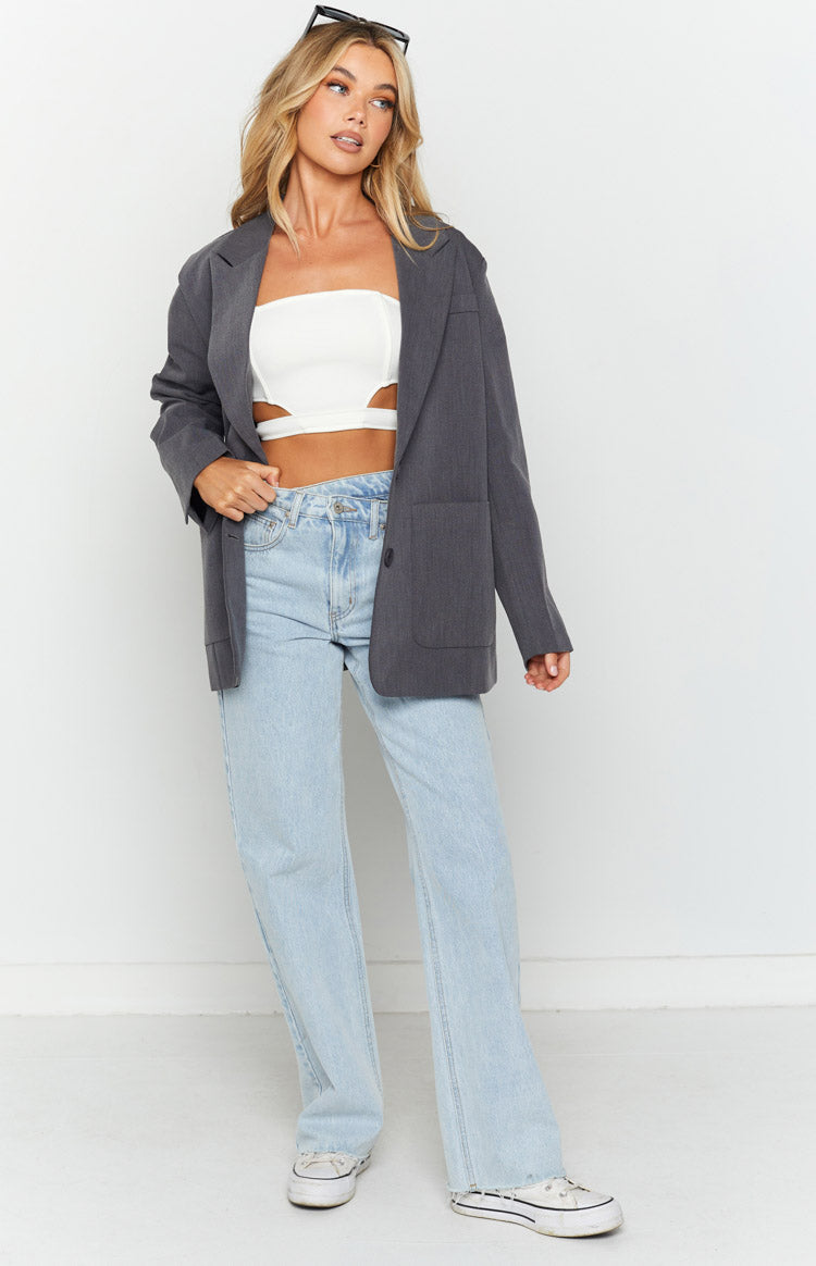 Martena Gri Blazer