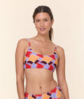 Mod Geo Ekolojik Naylon Maui Bikini Üstü - Şık ve Rahat