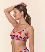Mod Geo Ekolojik Naylon Maui Bikini Üstü - Şık ve Rahat