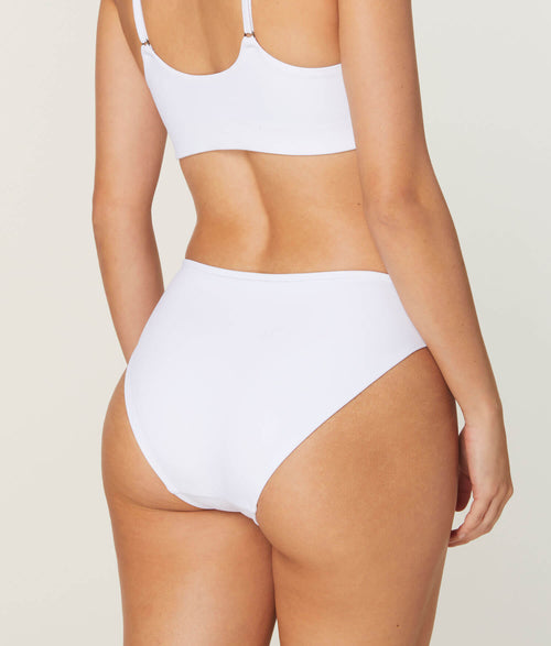 Ekolojik Naylon Klasik Beyaz Bikini Altı - Şık ve Rahat