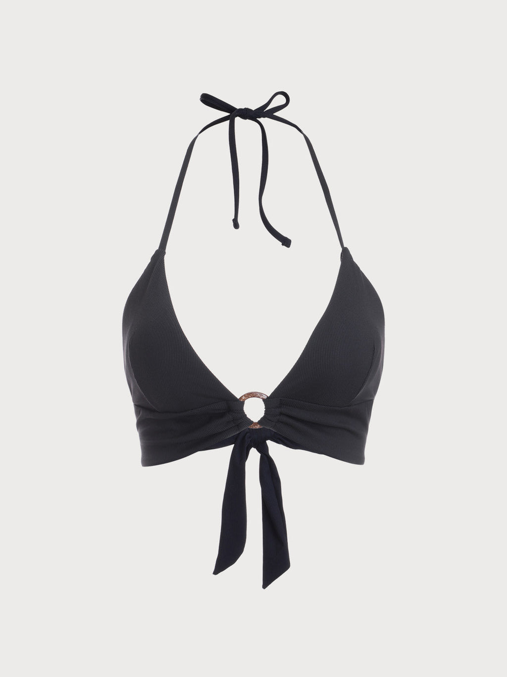 Şık Siyah Arka Bağlamalı Bikini Üstü - Yaz Modası