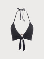 Şık Siyah Arka Bağlamalı Bikini Üstü - Yaz Modası