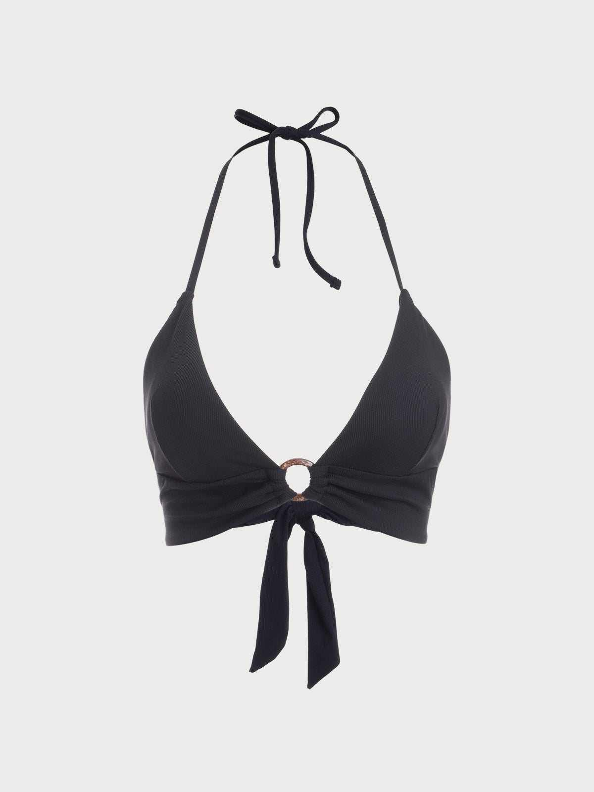 Şık Siyah Arka Bağlamalı Bikini Üstü - Yaz Modası