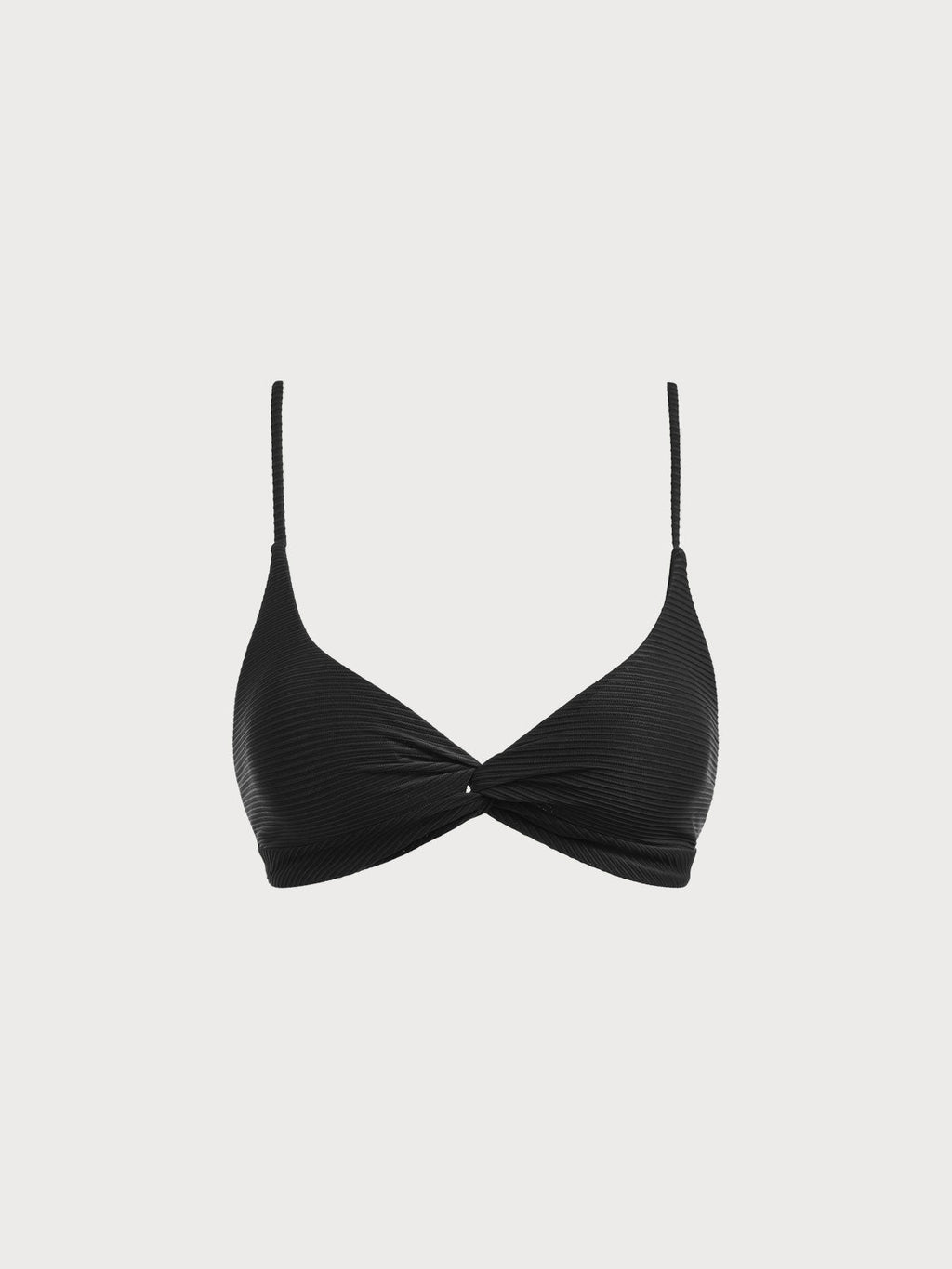 Şık Siyah Dönme Sırt Açık Bikini Üstü - Yaz Modası