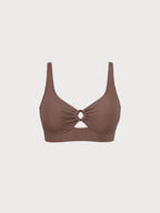 Büyük Beden Karamel O-Ring Tankini Üst - Şık ve Rahat