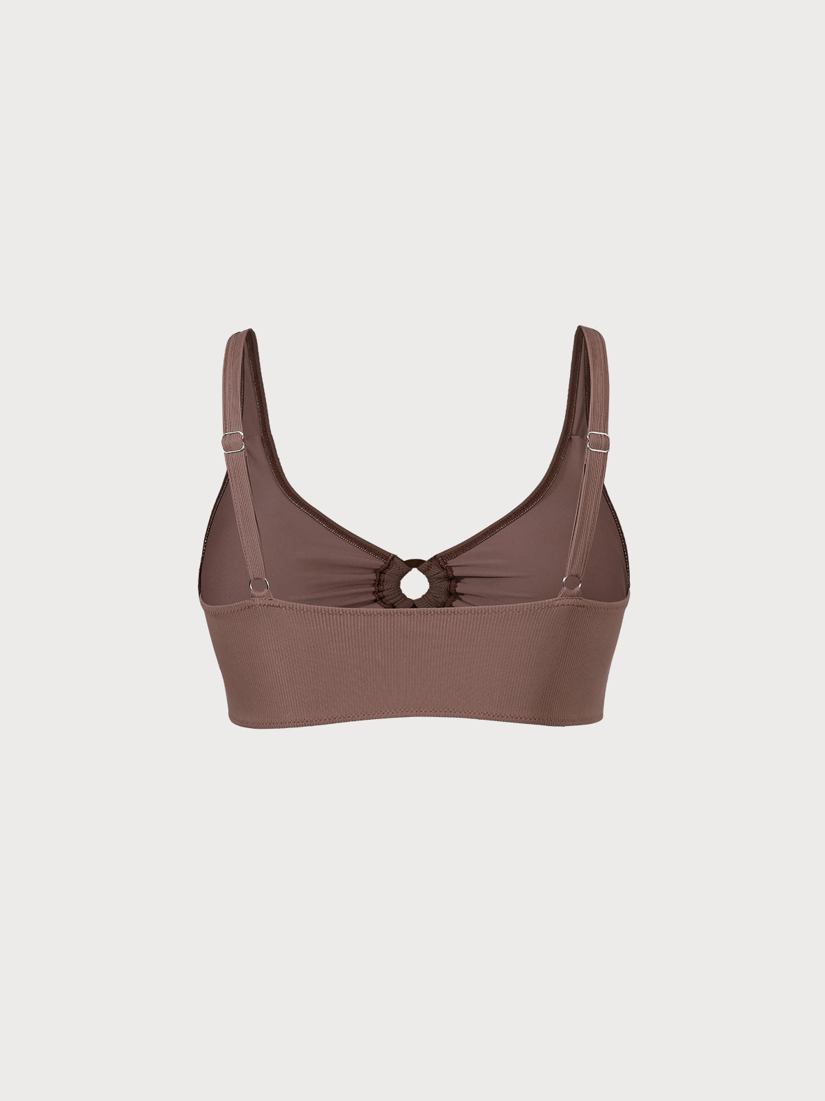 Büyük Beden Karamel O-Ring Tankini Üst - Şık ve Rahat