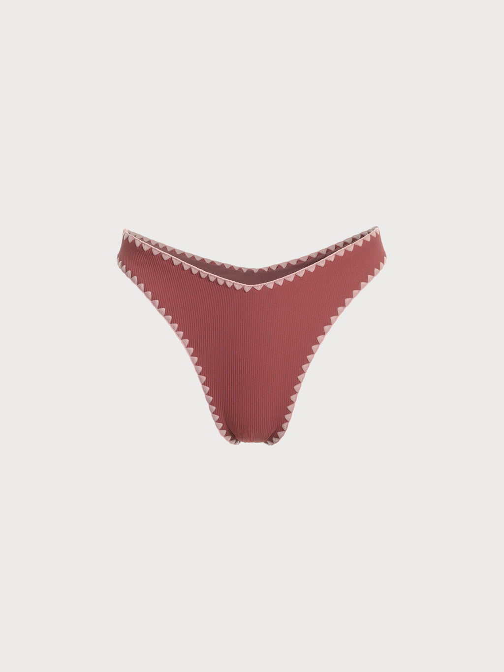 Şık Kontrast Dikişli Bikini Altı - Yaz Modası