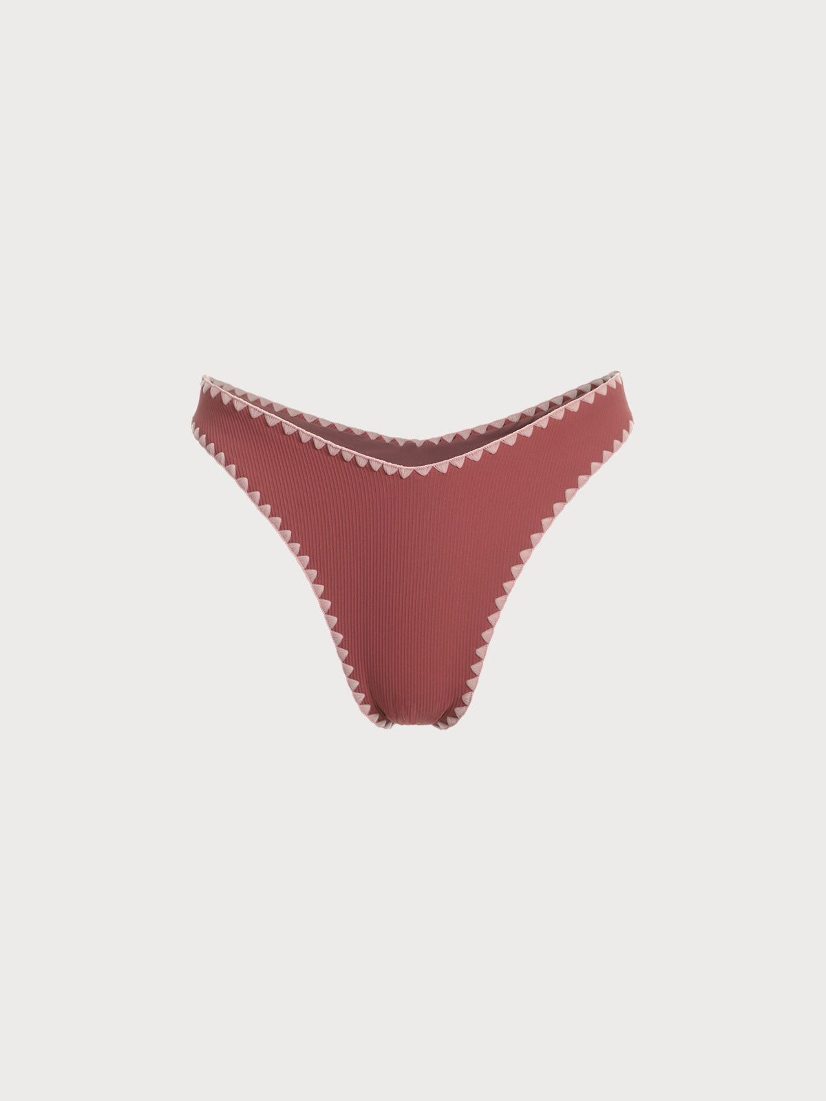Şık Kontrast Dikişli Bikini Altı - Yaz Modası