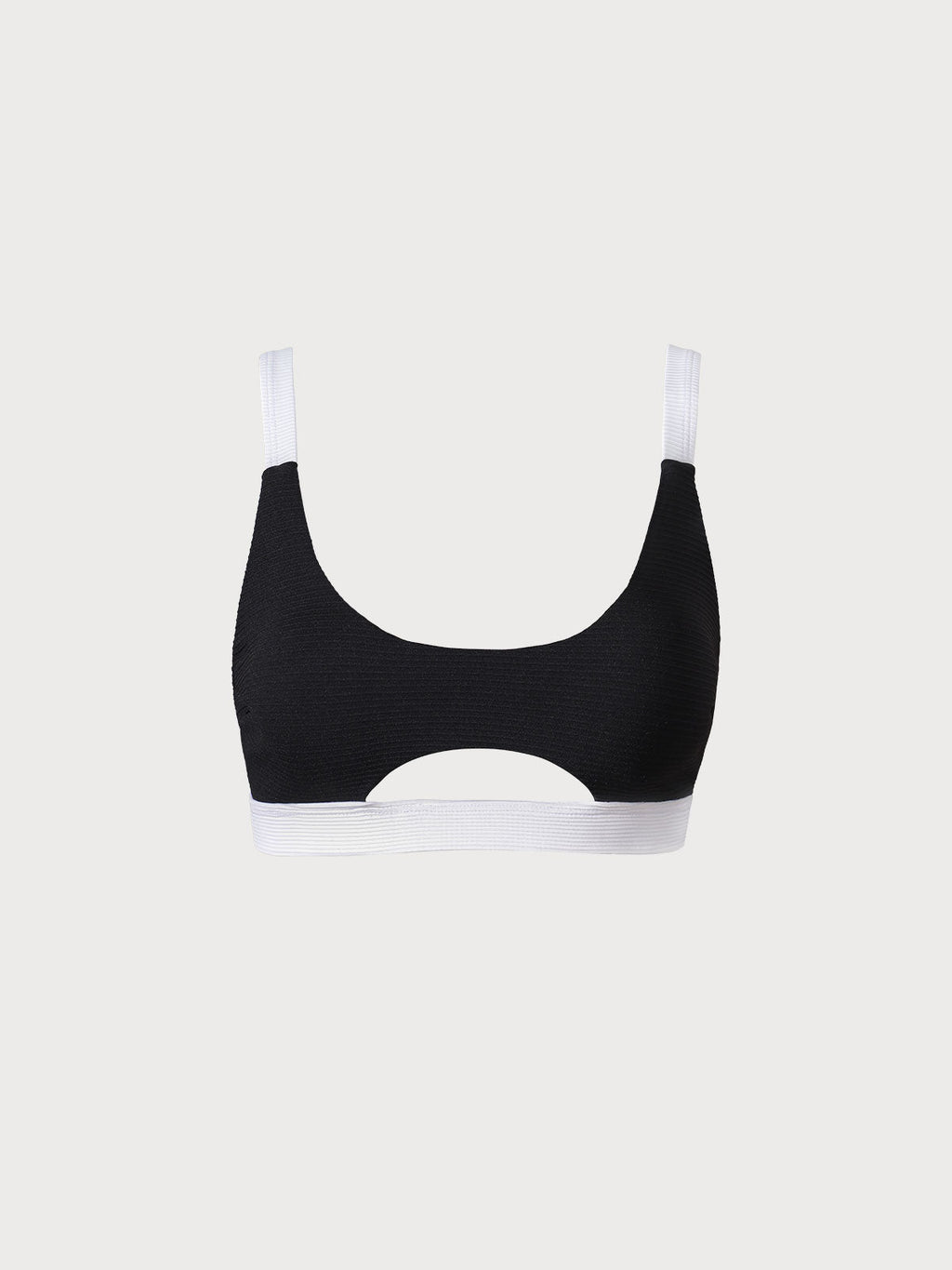 Şık Kontrast Kenar Bikini Üstü - Yaz Plaj Modası