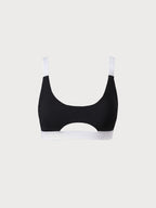 Şık Kontrast Kenar Bikini Üstü - Yaz Plaj Modası