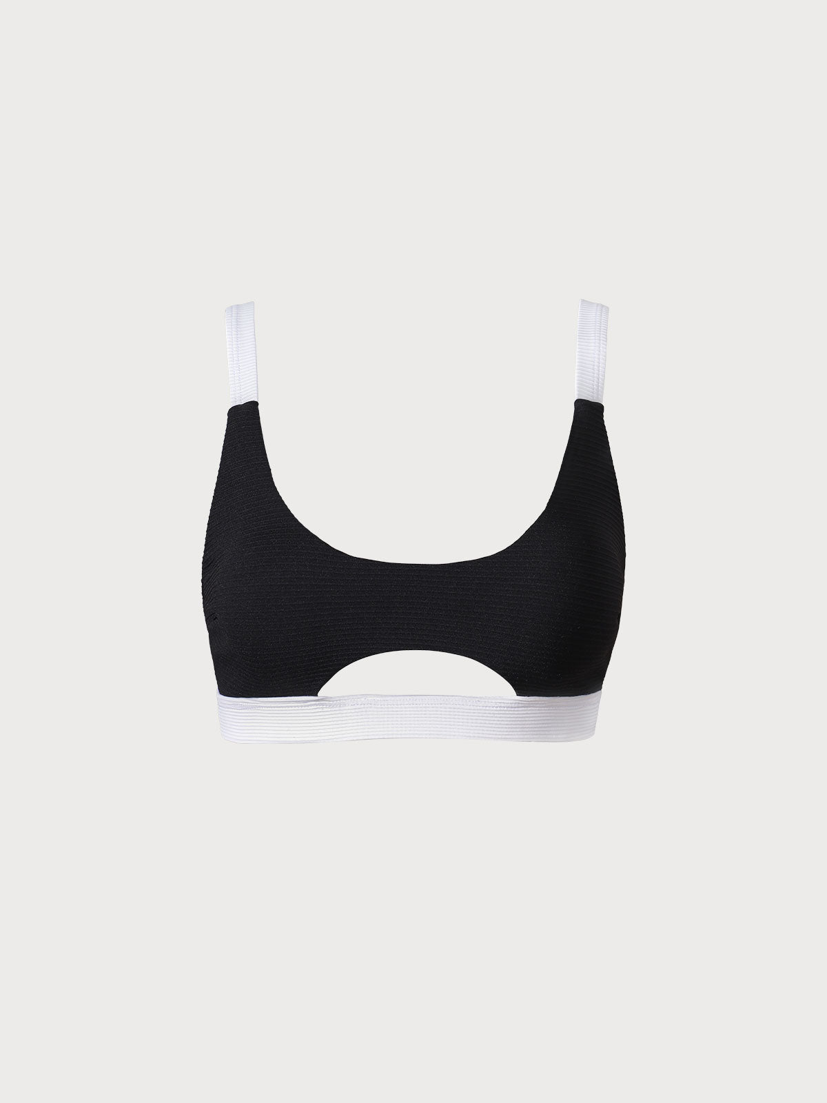 Şık Kontrast Kenar Bikini Üstü - Yaz Plaj Modası