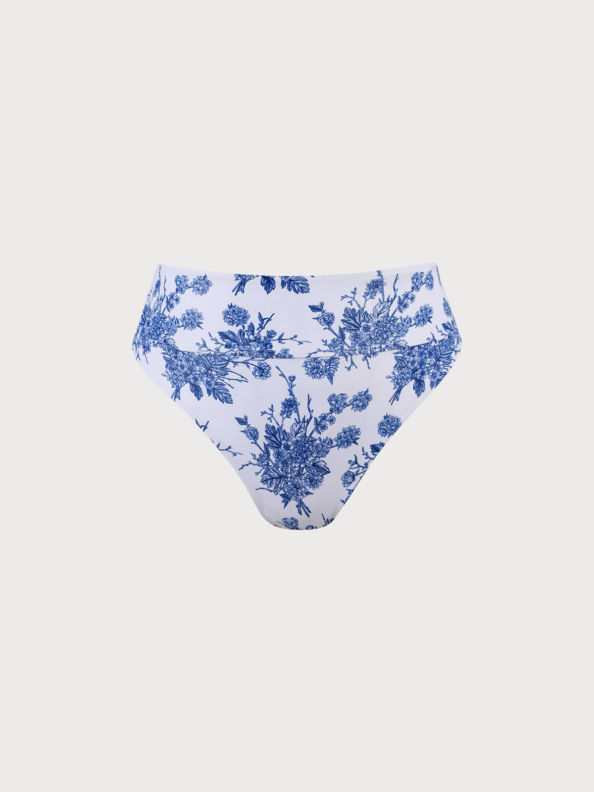 Çiçekli Yüksek Bel Büyük Beden Bikini Altı - Şıklığı Yakalayın