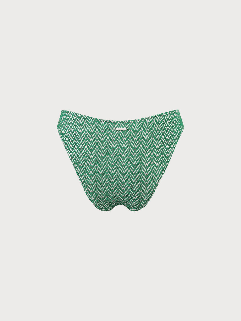 Şık Yeşil Geometrik Bikini Altı - Rahat ve Modern Tasarım