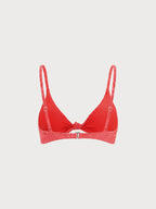 Şık Jakarlı Düğüm Bikini Üstü - Yaz Plaj Modası
