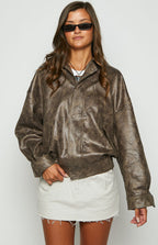 Lioness Kenny Çikolata Bomber Ceket