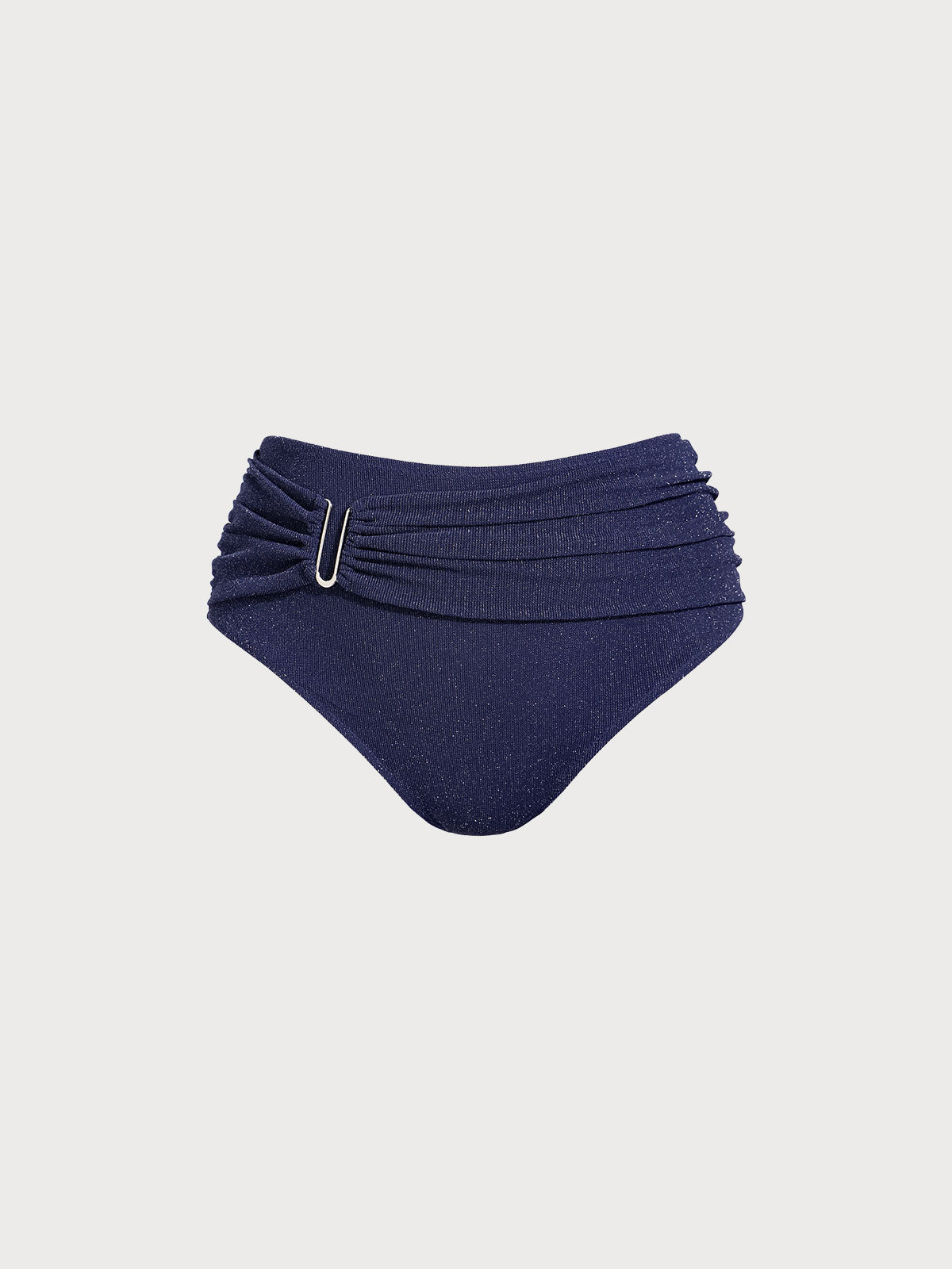 Simli Mavi Fırfırlı Büyük Beden Bikini Altı - Şıklık ve Rahatlık