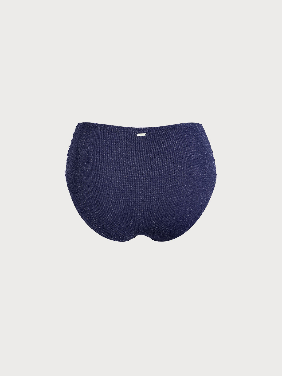 Simli Mavi Fırfırlı Büyük Beden Bikini Altı - Şıklık ve Rahatlık