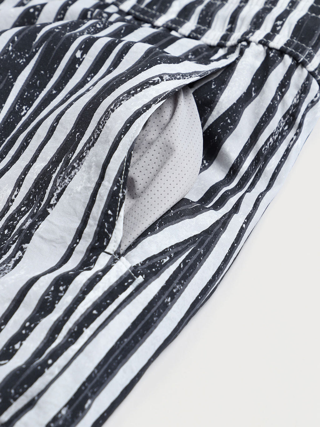 Hapnix® - Zebra Desenli Premium Erkek Yüzme Şortları