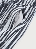 Hapnix® - Zebra Desenli Premium Erkek Yüzme Şortları