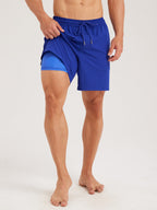 Hapnix® - Lacivert 7" Erkek Mayo Şort