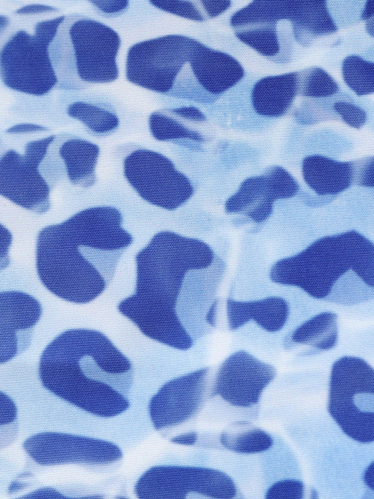 Hapnix® Mavi Leopar Desenli Erkek Yüzme Şortları