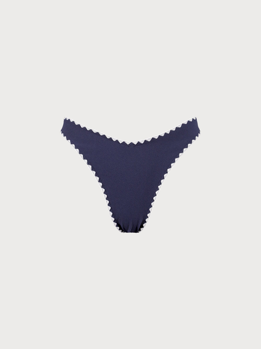 Kadın Lacivert Kontrast Dikişli Bikini Altı - Şık ve Rahat