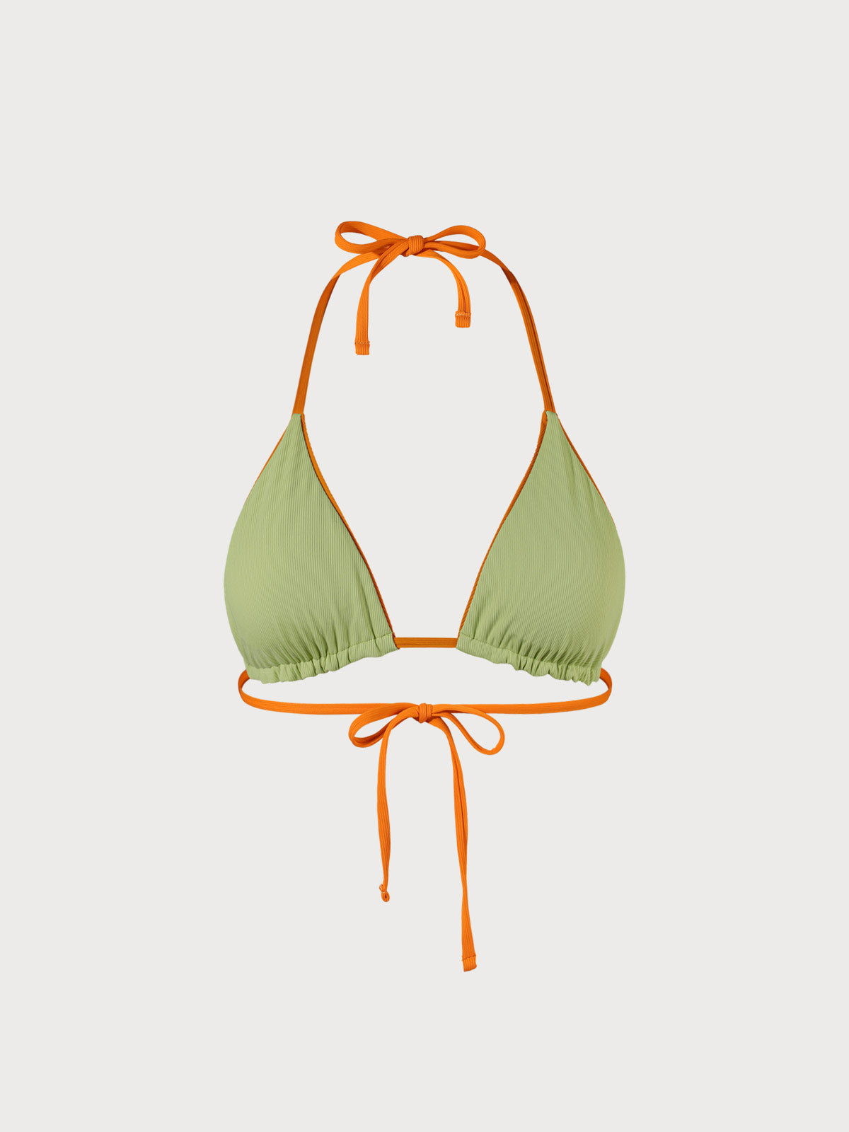Turuncu Ters Çevirilebilir Üçgen Bikini Üstü - Şık ve Rahat