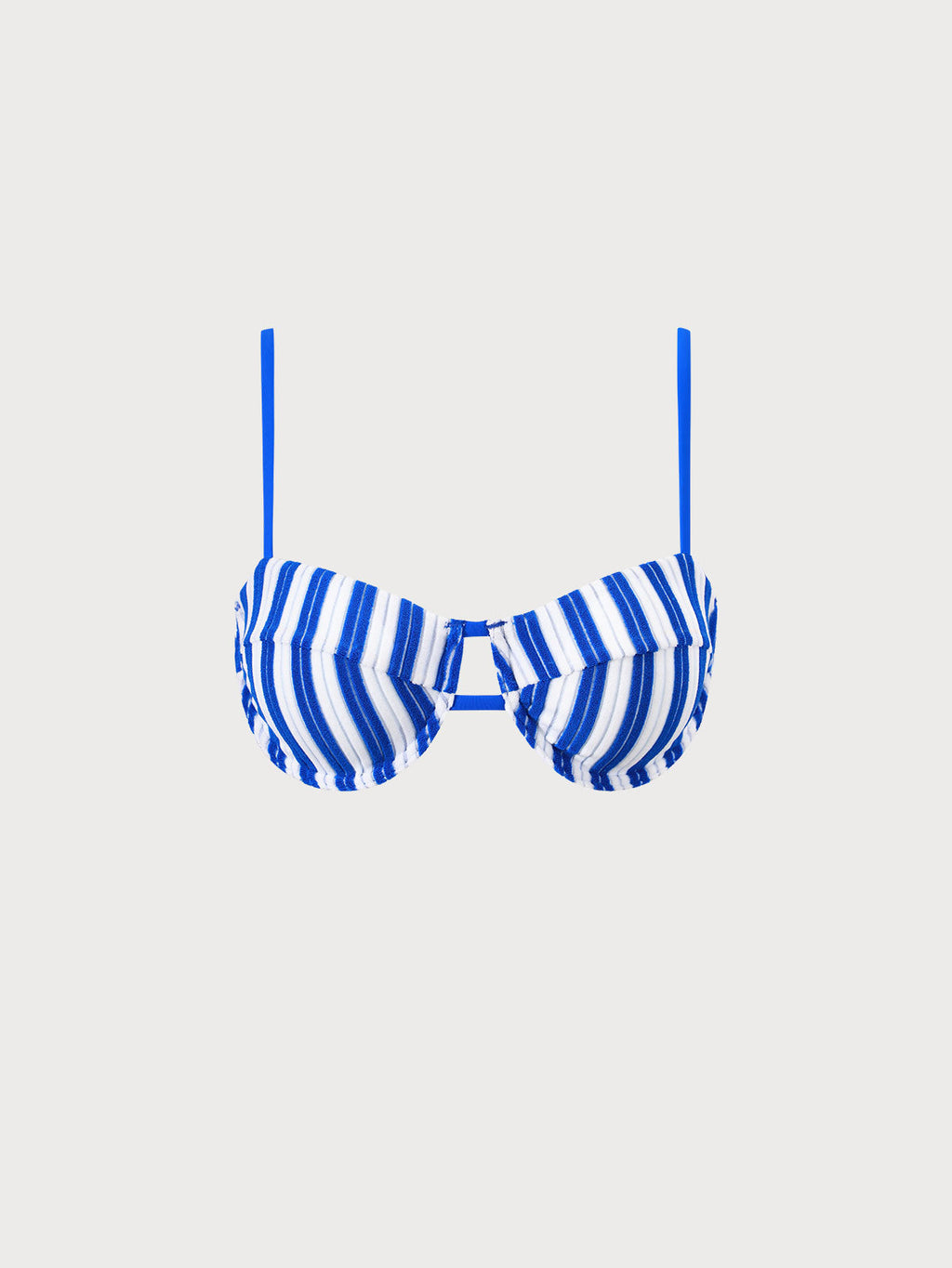 Peluş Doku Destekli Şık Bikini Üstü - Yaz Modası