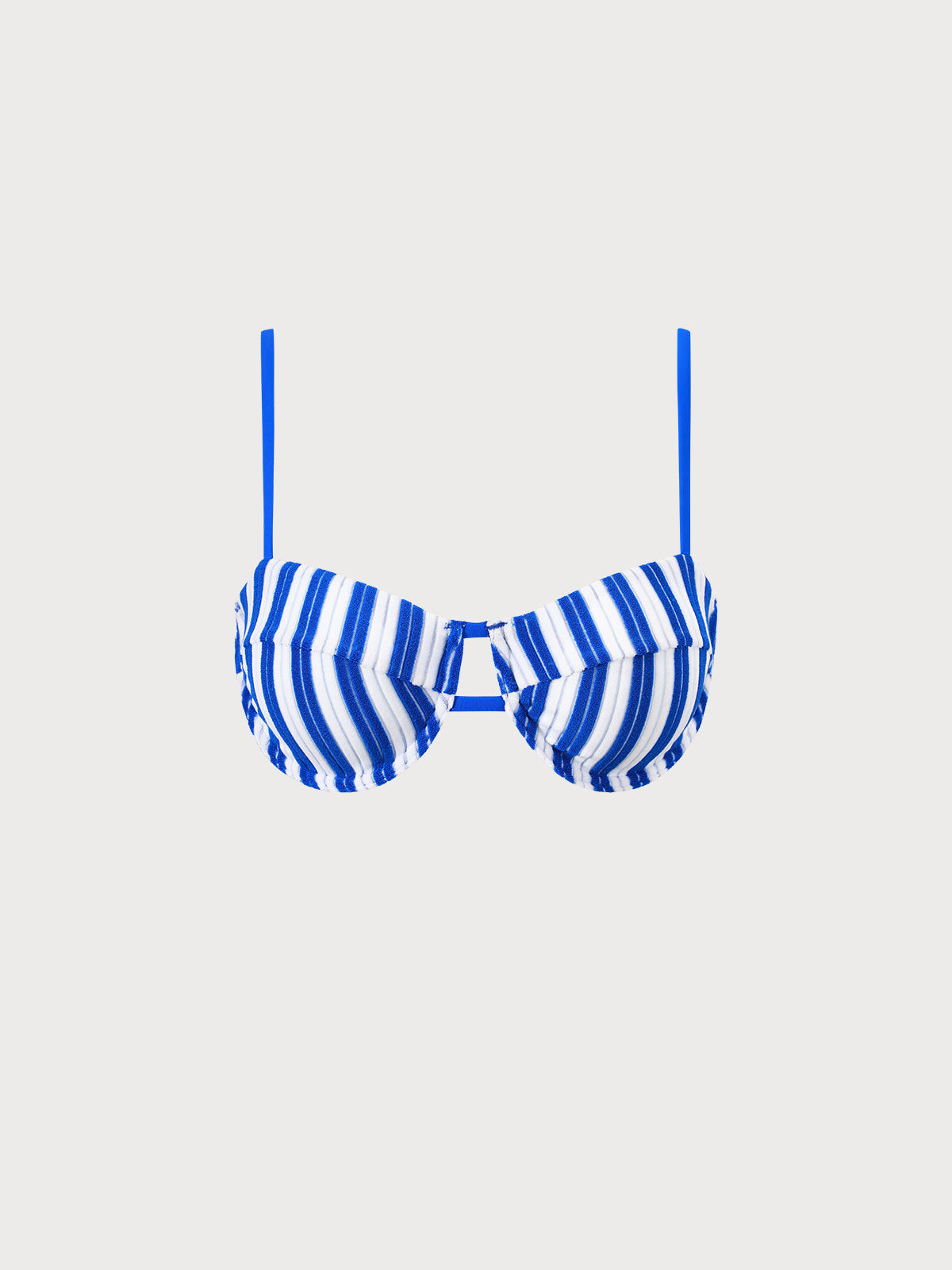 Peluş Doku Destekli Şık Bikini Üstü - Yaz Modası