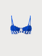 Peluş Doku Destekli Şık Bikini Üstü - Yaz Modası