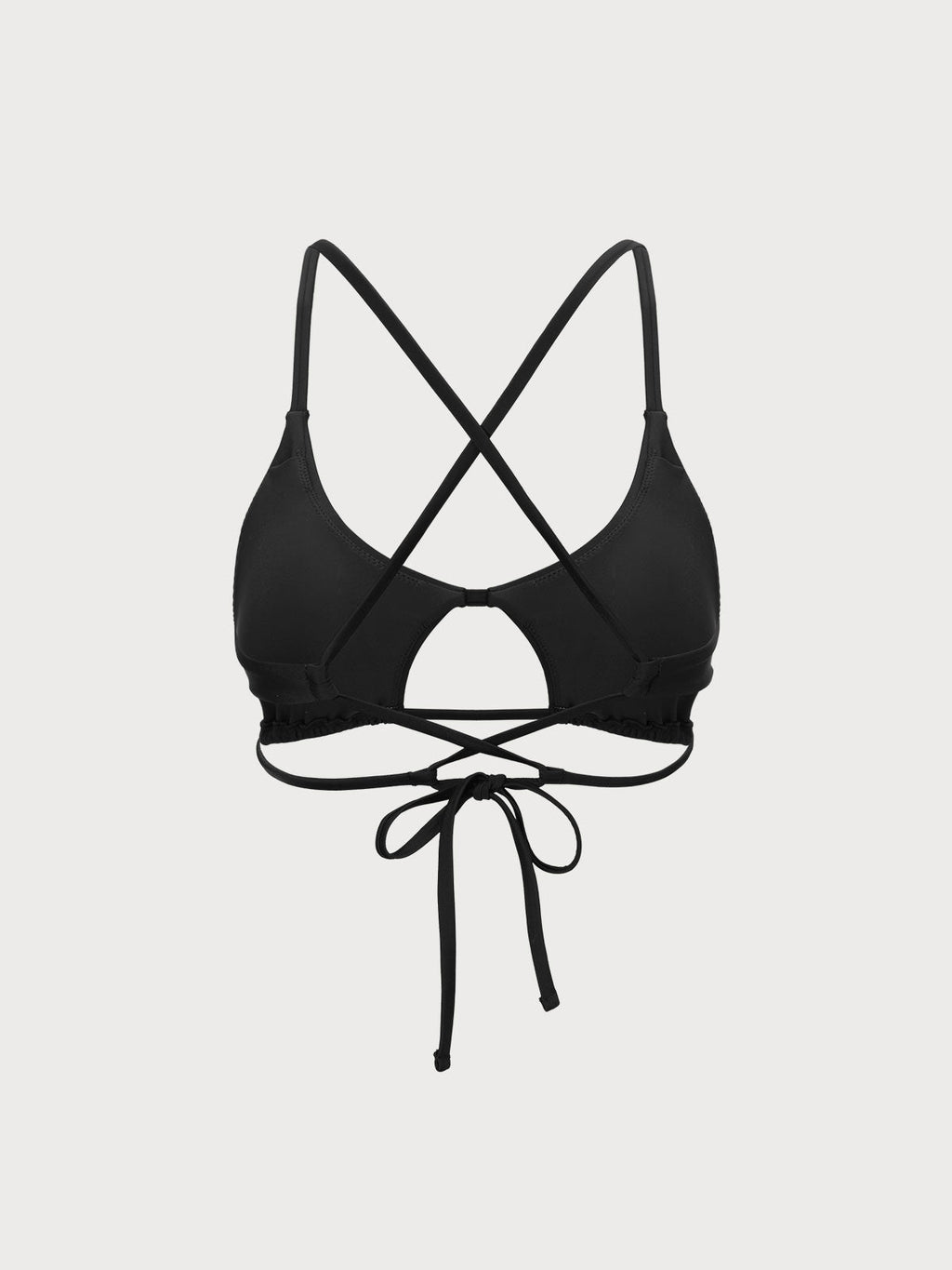 ECONYL® Premium Siyah Bikini Üstü - Şık ve Sürdürülebilir