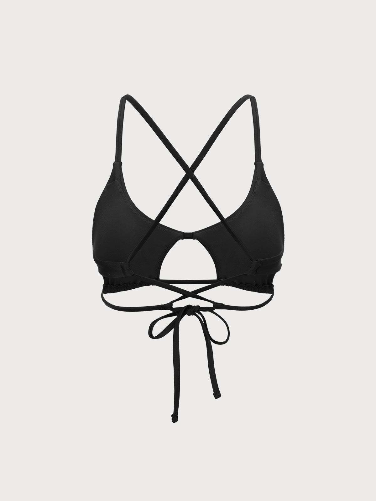 ECONYL® Premium Siyah Bikini Üstü - Şık ve Sürdürülebilir