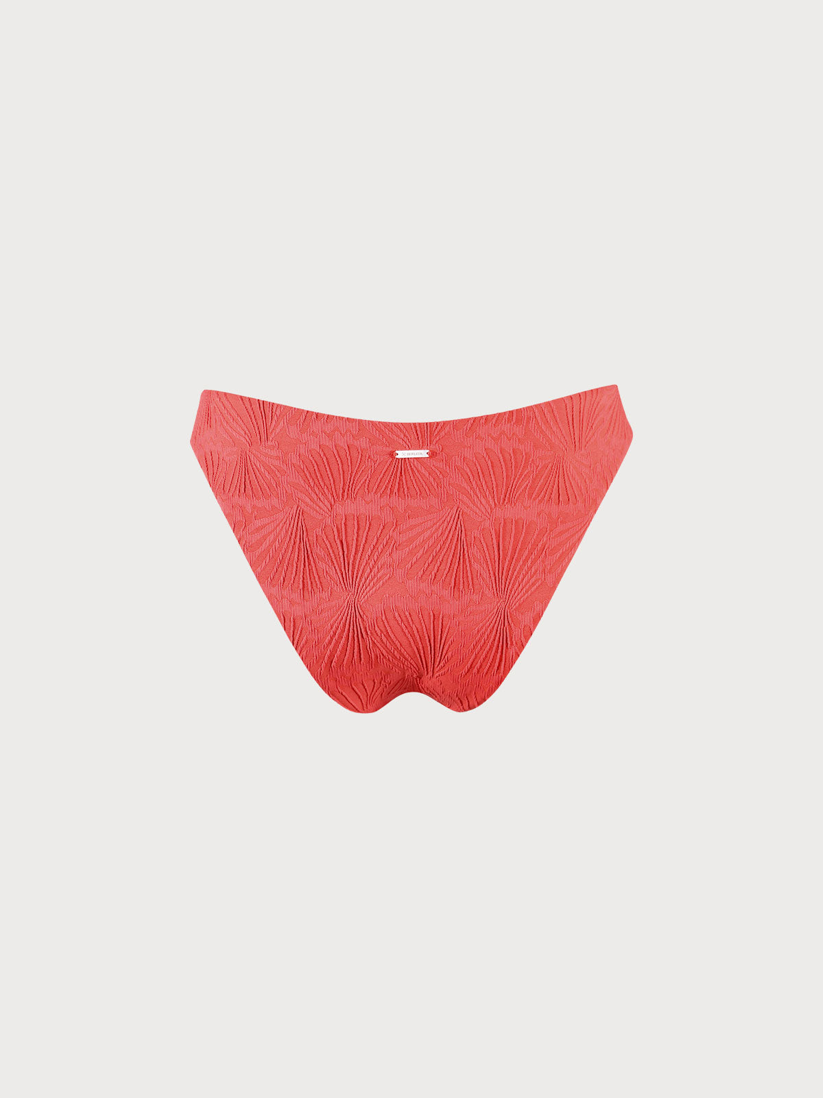 Şık Kırmızı Jakarlı Bikini Altı - Yaz Modası